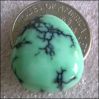GEM �SPIDERWEB� VARISCITE DESIGNER CABOCHON (U.S.A.) � 8.10 ct.